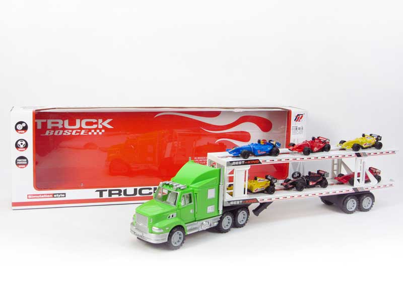 Friction Truck Tow Equuation Car(3C) toys