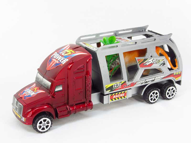 Friction Truck Tow Animal(2C) toys