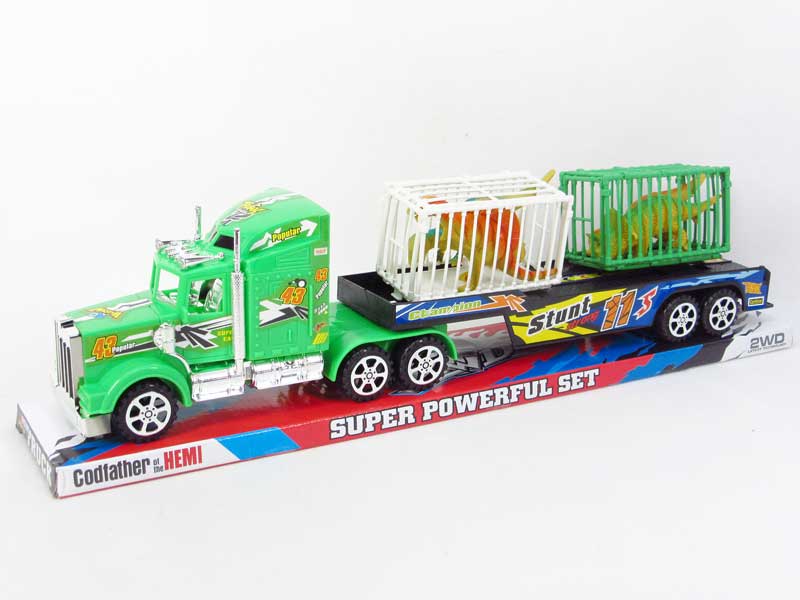 Friction Truck Tow Dinosaur(3C) toys