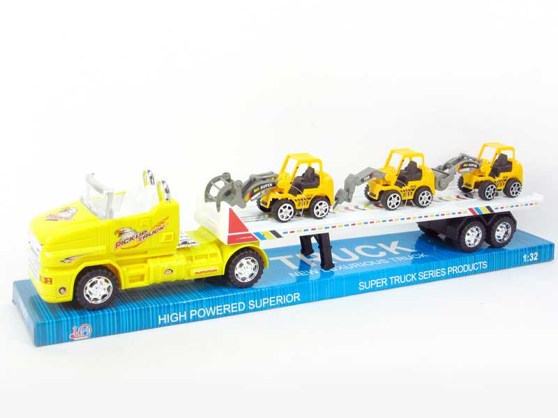 Friction Truck Tow Construction Truck(3C) toys