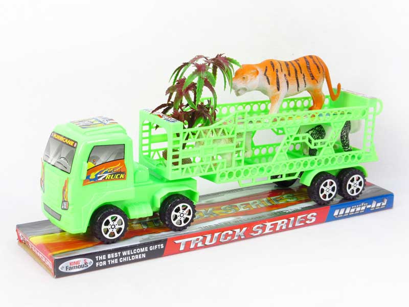 Friction Double Deck Trailer toys