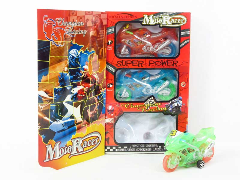 Friction Motorcycle W/IC(3in1) toys