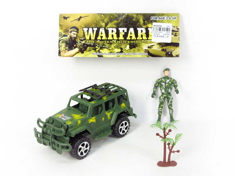Friction Car & Soldier toys