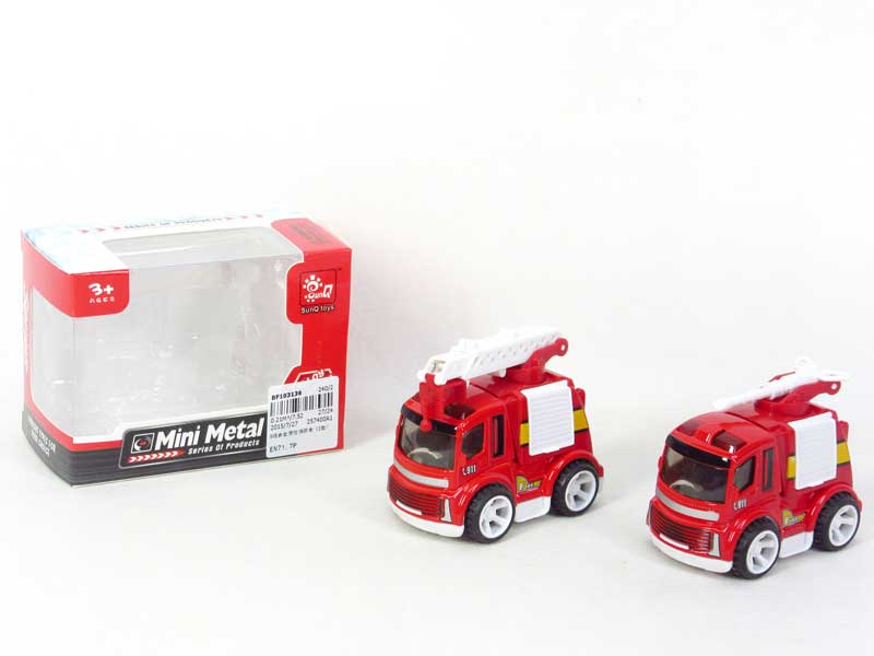 Die Cast Fire Engine Friction(2S) toys