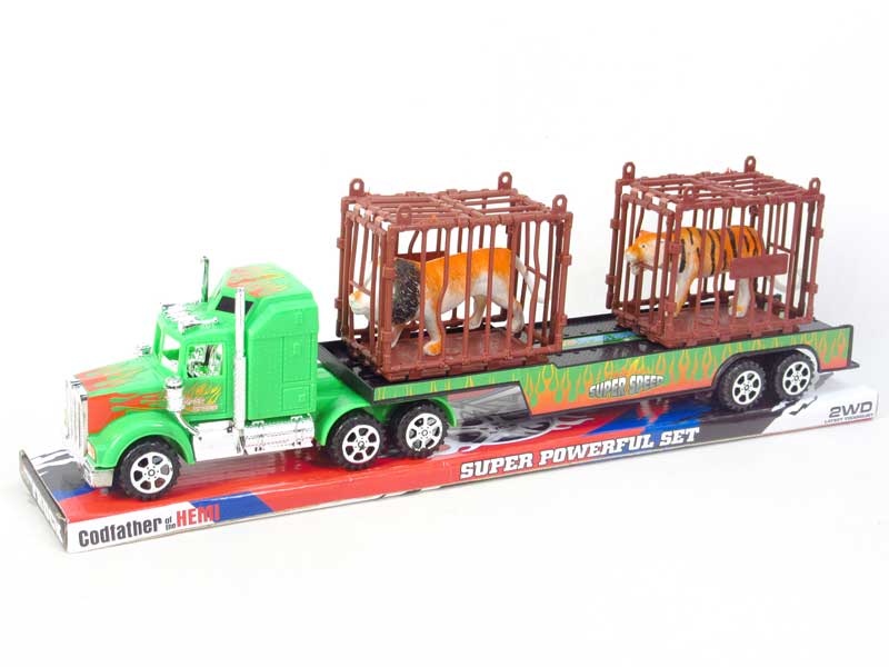 Friction Trck Tow Free Wheel Animal(3C) toys