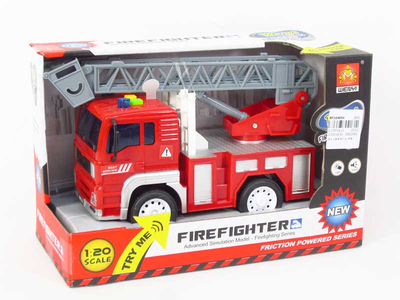 Friction Fire Engine W/L_S toys