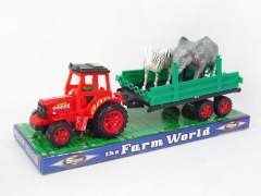 Friction Farmer Truck Tow Animals