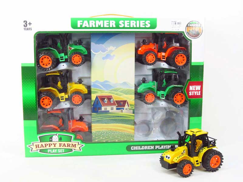 Friction Farmer Truck(6in1) toys