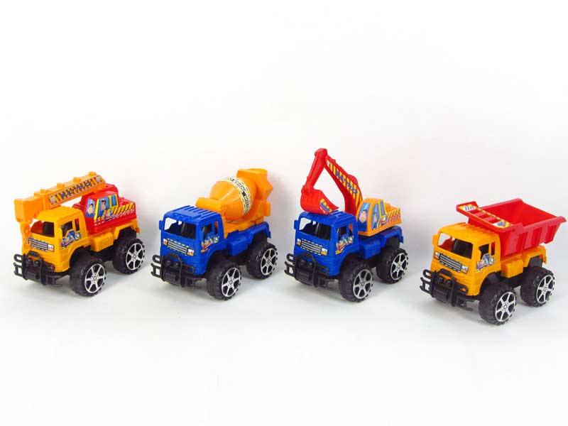 Friction Construction Truck(4S3C) toys