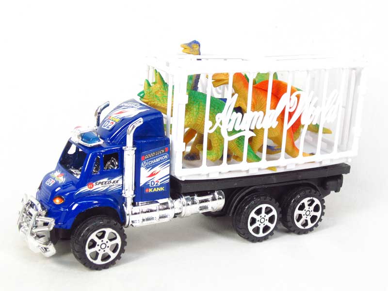 Friction Truck Tow Dinosaurs(2C) toys