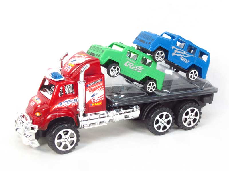 Friction Truck Tow Free Wheel Car(2C) toys