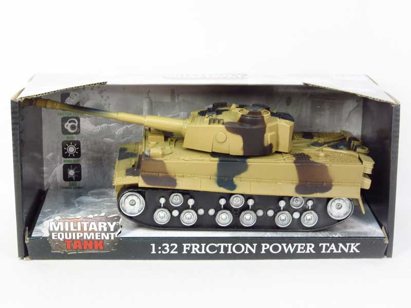 1:32 Friction Tank W/L_M toys