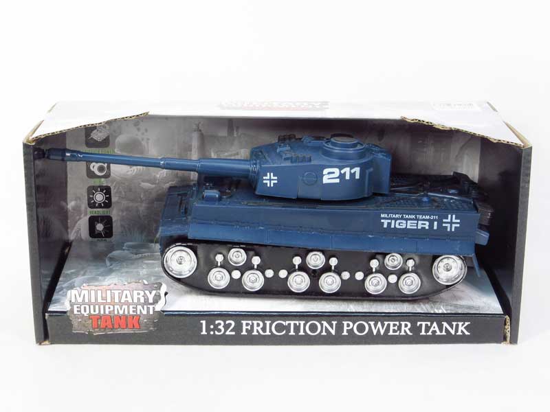 1:32 Friction Tank W/L_M toys