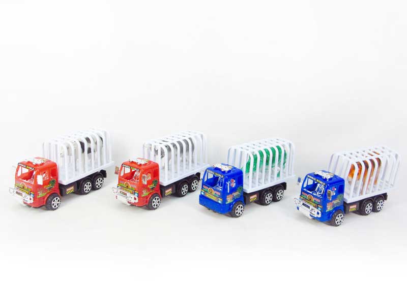 Friction Car Tow Animals(4S) toys