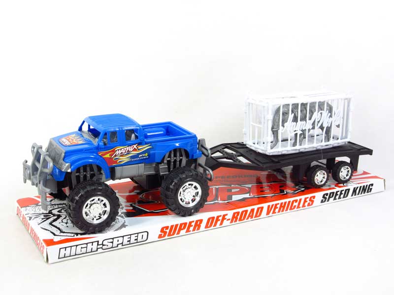 Friction Truck Tow Elephant toys