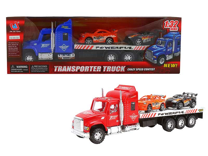 Friction Truck Tow Racing Car(3C) toys