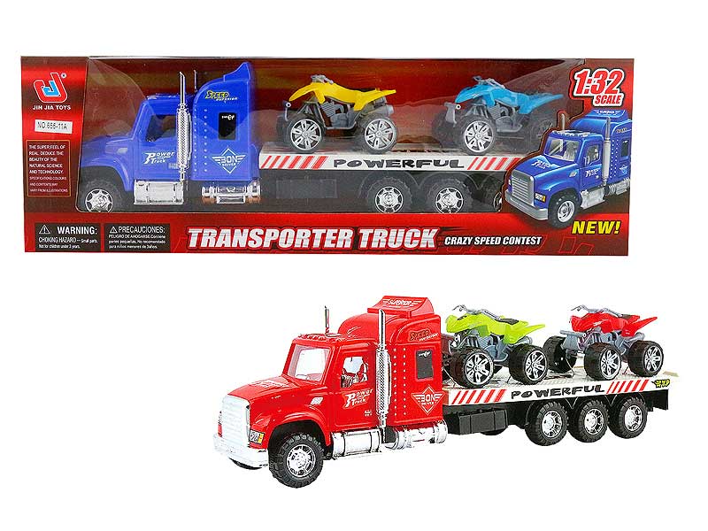 Friction Truck Tow Motorcycle(3C) toys