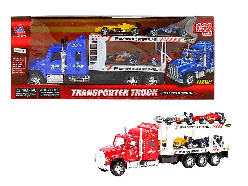 Friction Truck Tow Equuation Car(3C) toys