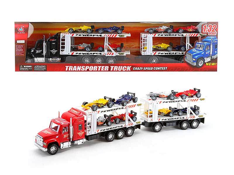 Friction Truck Tow Equuation Car(3C) toys