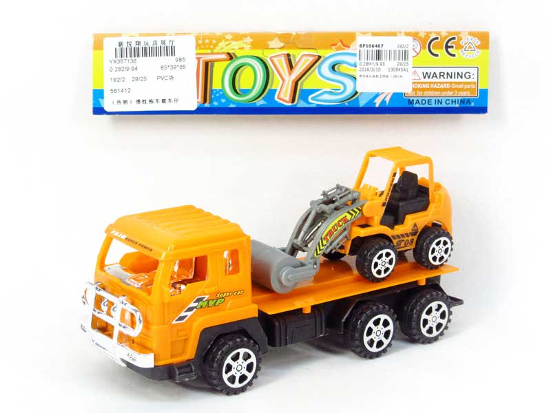 Friction Truck Tow Construction Truck(3S3C) toys