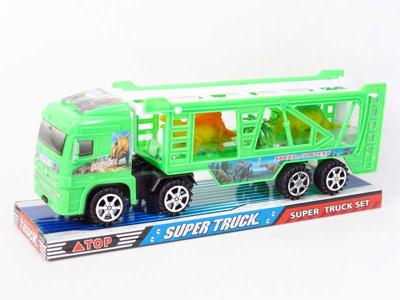 Friction Truck Tow Dinosaur toys