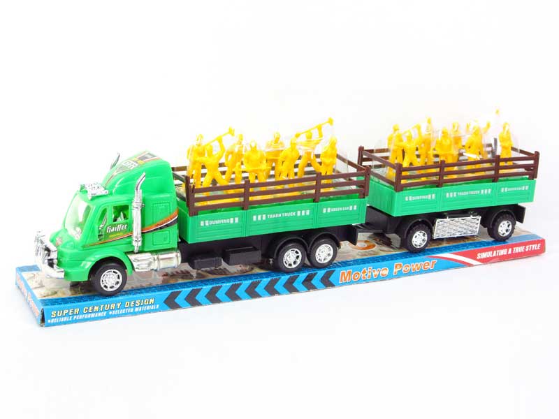 Friction Truck Tow Workers toys