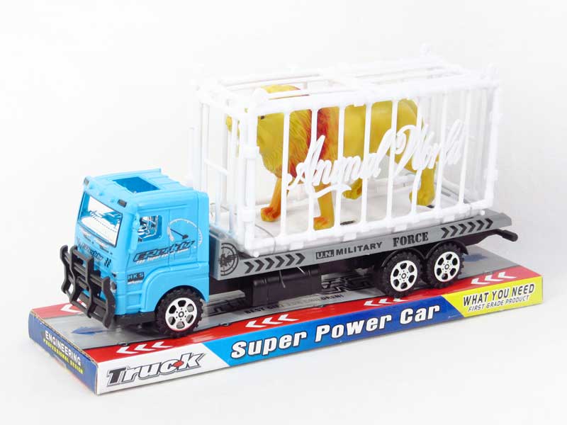 Friction Truck Tow Lion(2S2C) toys