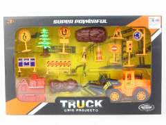 Friction Construction Truck Set