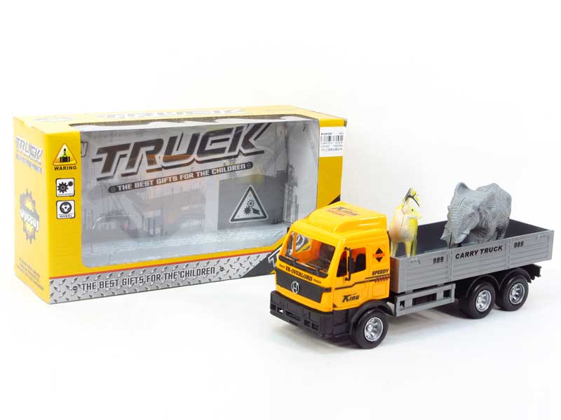 Friction Construction Truck Tow Animal toys