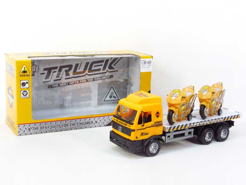 Friction Construction Truck Tow Free Wheel Motorcycle toys