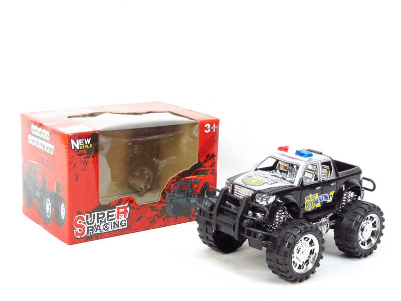 Friction Police Jeep(2C) toys