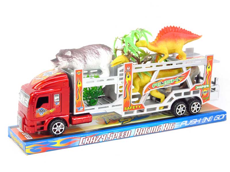 Friction Tow Truck Tow Animal(2C) toys