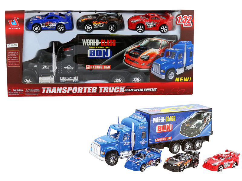Friction Container Truck Tow Racing Car(3C) toys