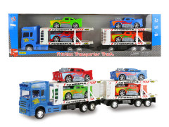 Friction Double Deck Truck Tow Car(3C)