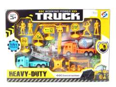 Friction  Construction Truck Set(2S2C)