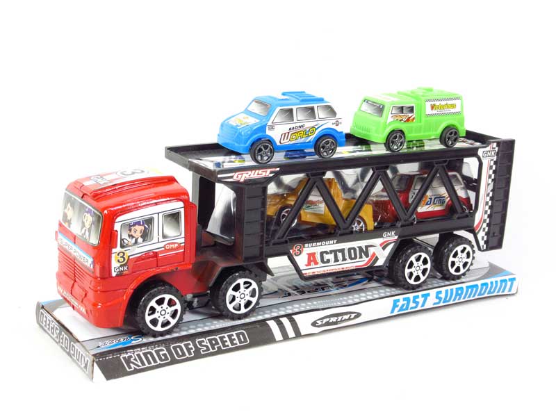 Friction Truck Tow Free Wheel Raing Car(4C) toys