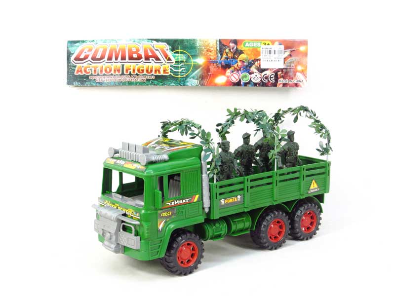 Friction Car Tow Soldier toys