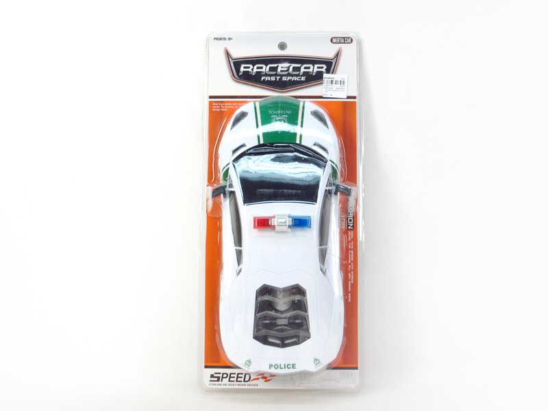 1:14 Friction Police Car W/L_M toys