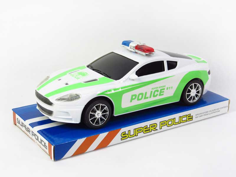 Friction Police Car W/L_IC toys