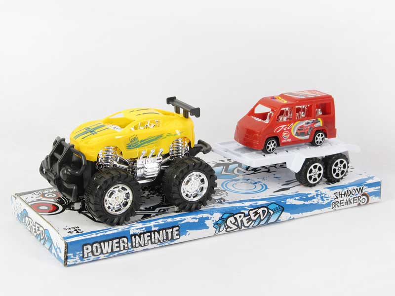 Friction Cross-country Racing Car Tow Car(4S) toys