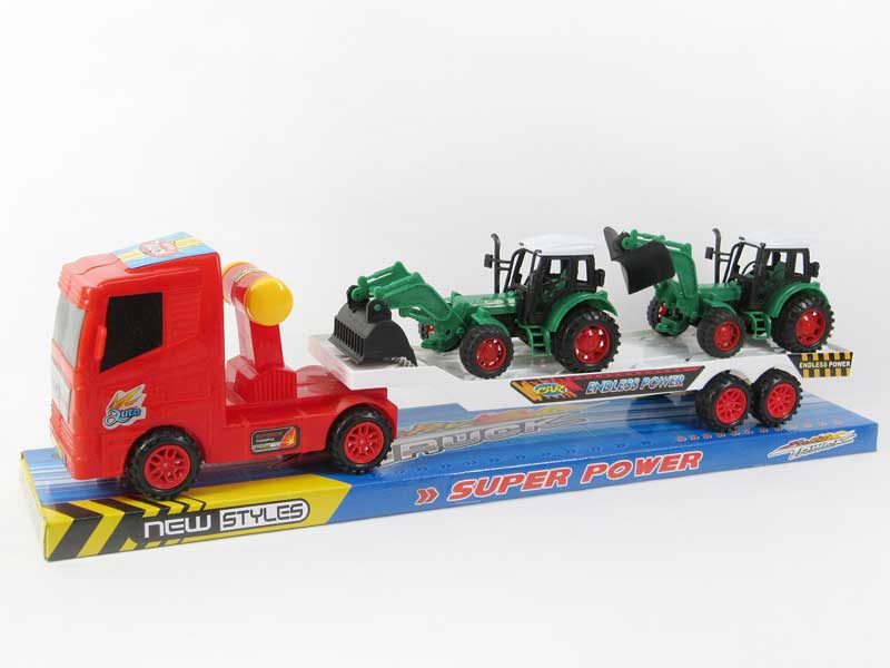Friction Truck Tow Free Wheel Farmer Truck toys