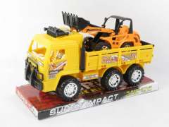 Friction Construction Truck Tow Free Wheel  Construction Truck(4S)