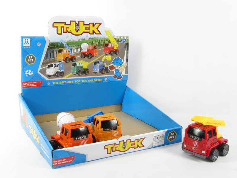 Friction Construction Truck(12pcs) toys