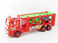 Friction Tow Truck & Free Wheel Racing Car