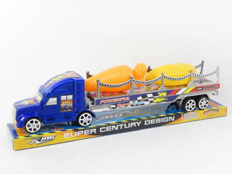 Friction Truck Tow Fruit toys