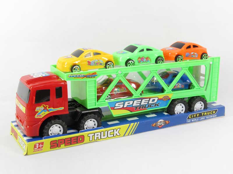 Friction Truck Tow Free Wheel Sports Car(2C) toys