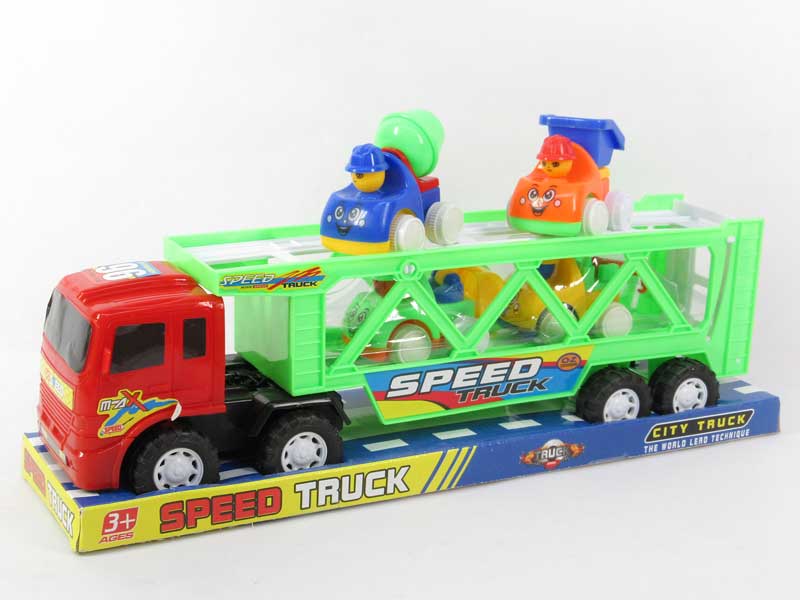 Friction Truck Tow Pull Back Construction Truck(2C) toys