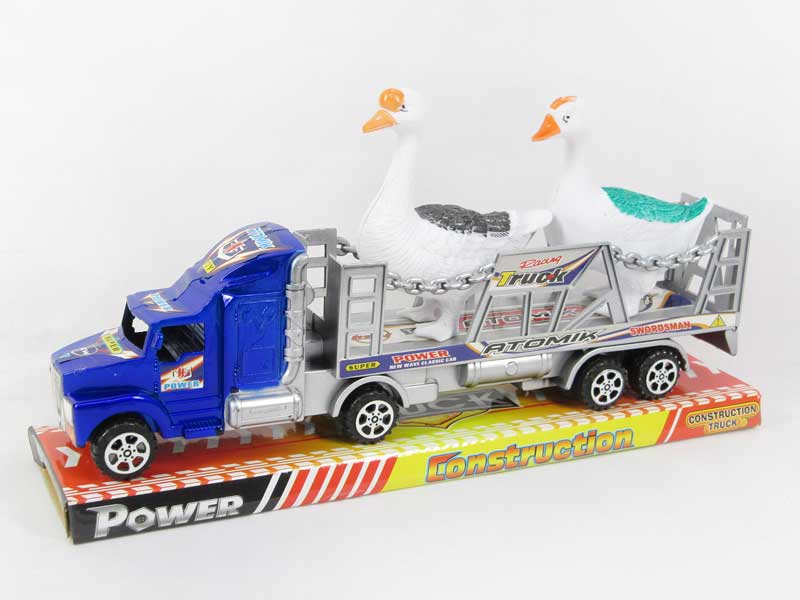 Friction Truck Tow Poutry(2C) toys
