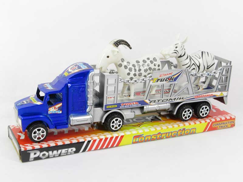 Friction Truck Tow Animal(2C) toys