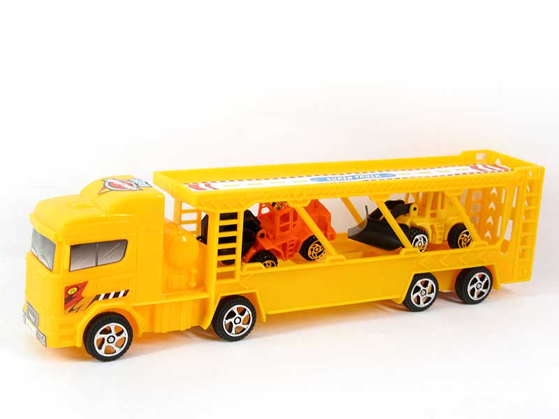 Friction Double Deck Trailer(2C) toys